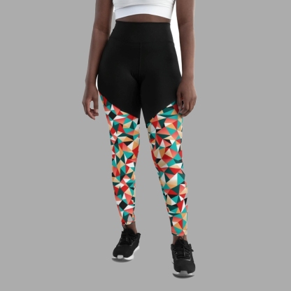 Kaleidoscopic Women Compression Legging
