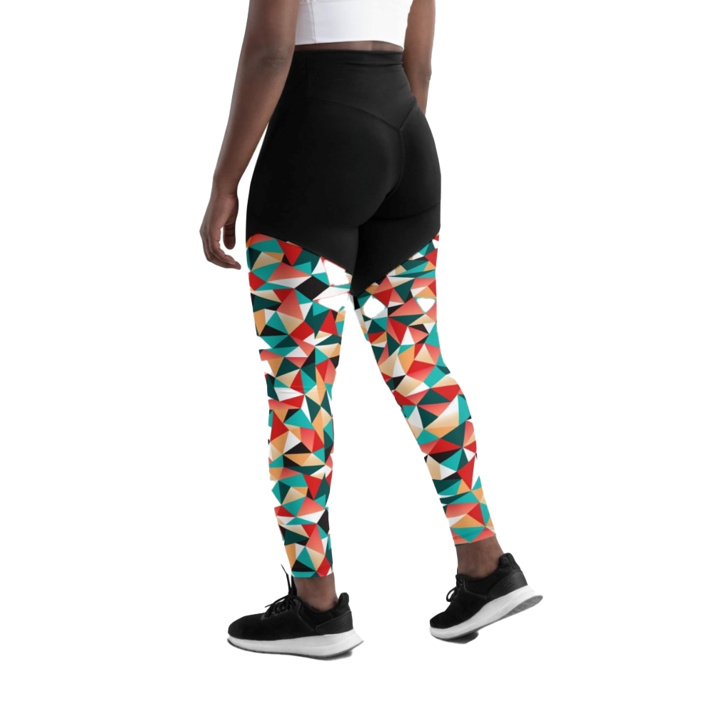 Kaleidoscopic Women Compression Legging