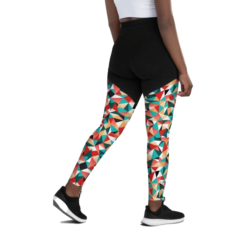 Kaleidoscopic Women Compression Legging