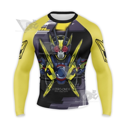 Kamen Rider Zero One Yellow Long Sleeve Compression Shirt