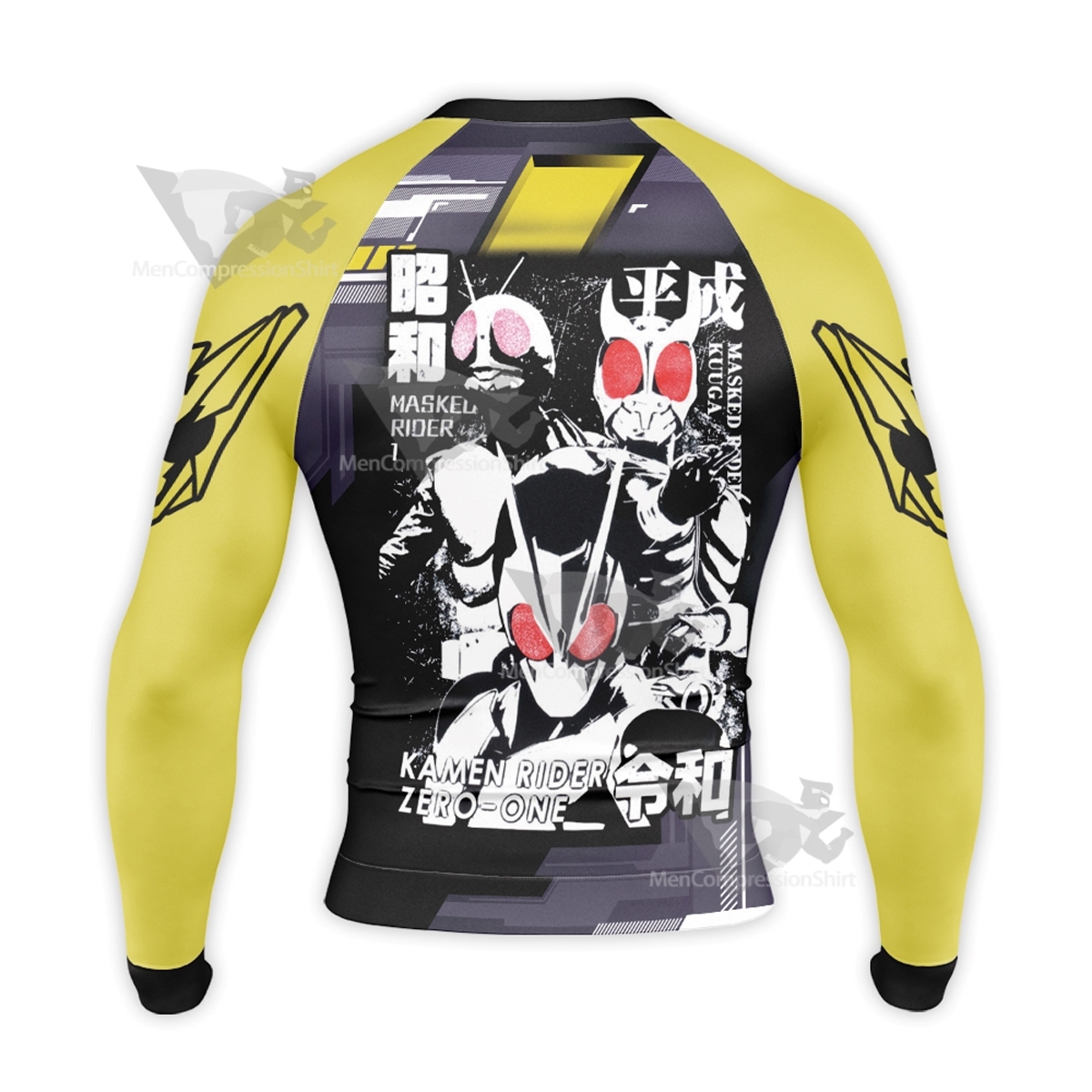 Kamen Rider Zero One Yellow Long Sleeve Compression Shirt