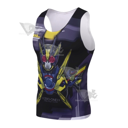 Kamen Rider Zero One Yellow Sleeveless Compression Shirt