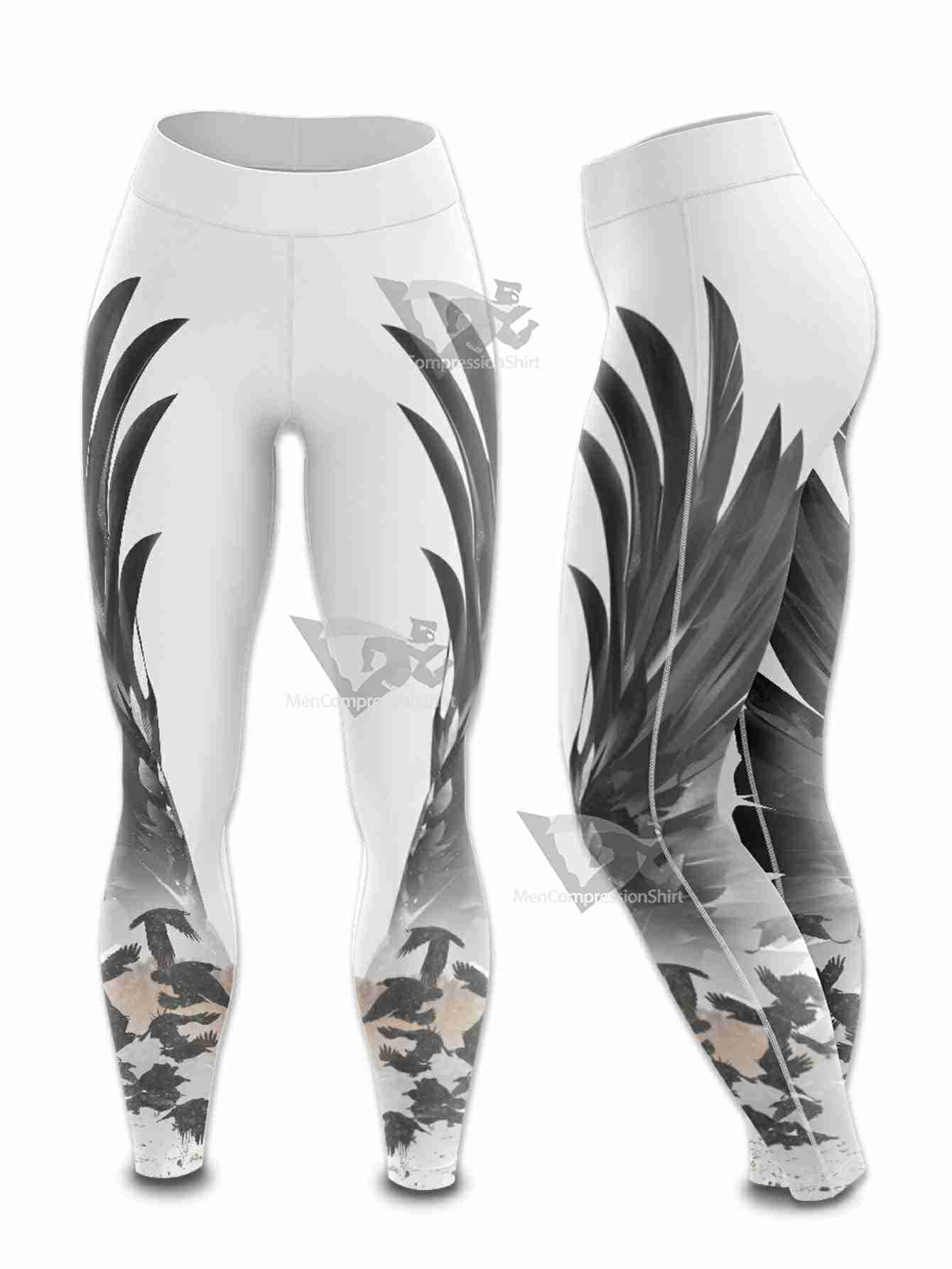 Karasuno Crows Women Compression Leggings