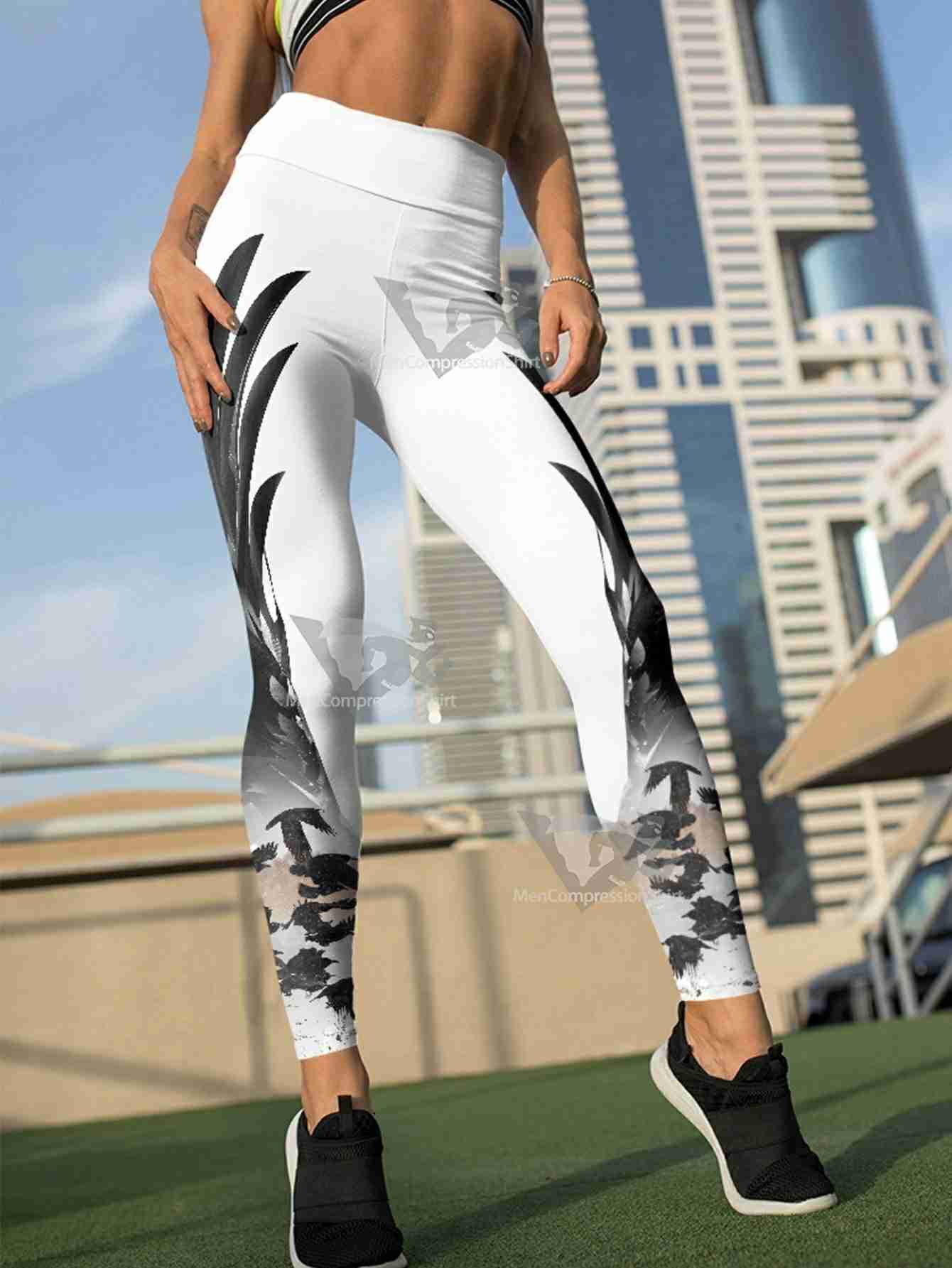 Karasuno Crows Women Compression Leggings
