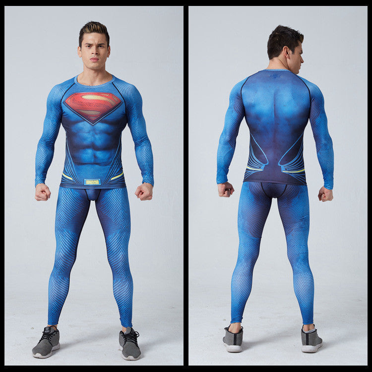 Kent Man Blue Compression Leggingspants