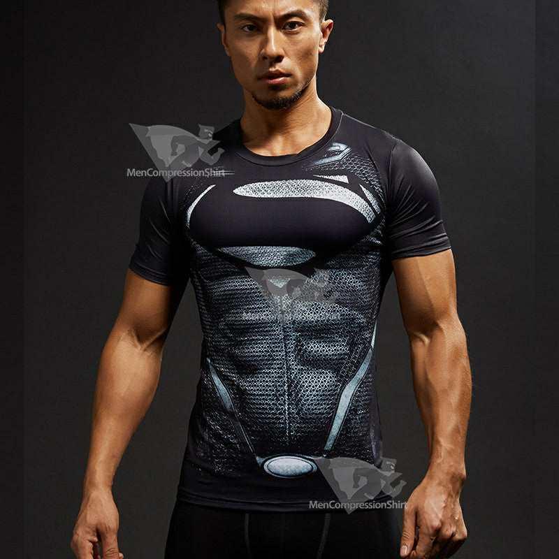 Kent Short Sleeve Sports Compression Shirt For Men