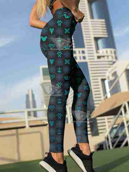 Khearts Pattern Women Compression Leggings
