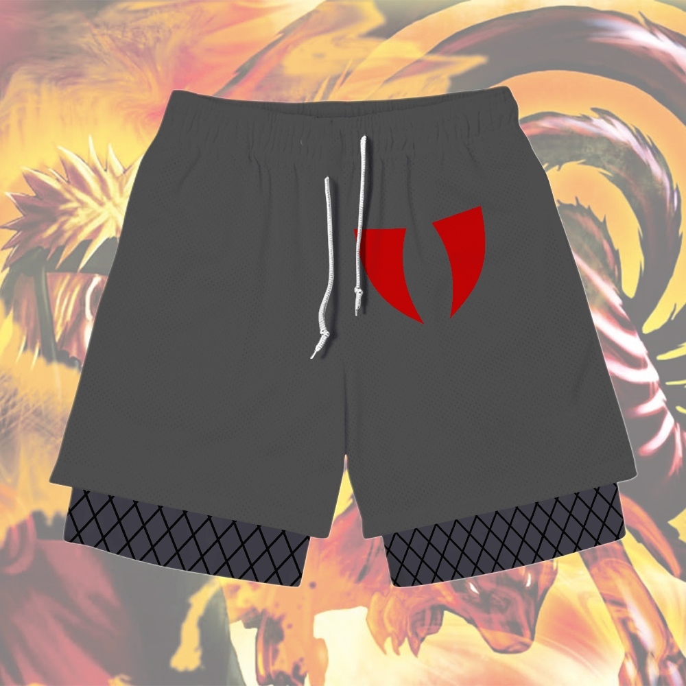 Kiba Inuzuka Anime Compression Gym Shorts