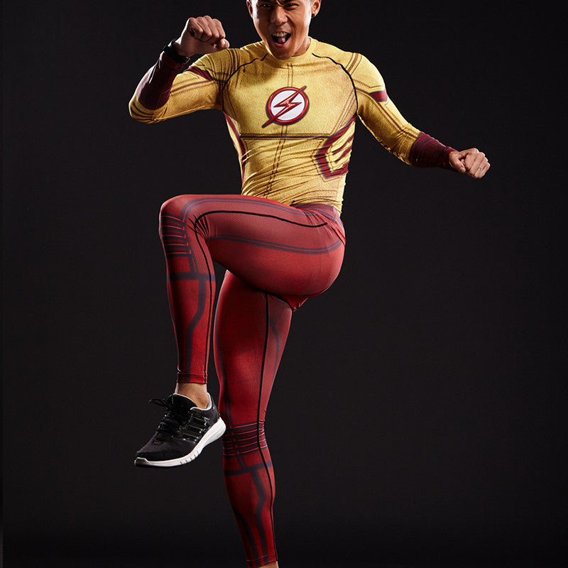 Kid Barry Allen Compression Leggingspants
