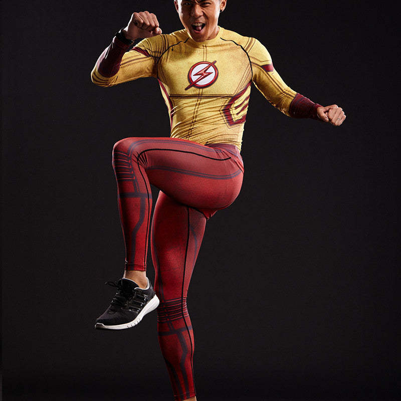 Kid Barry Allen Compression Leggingspants