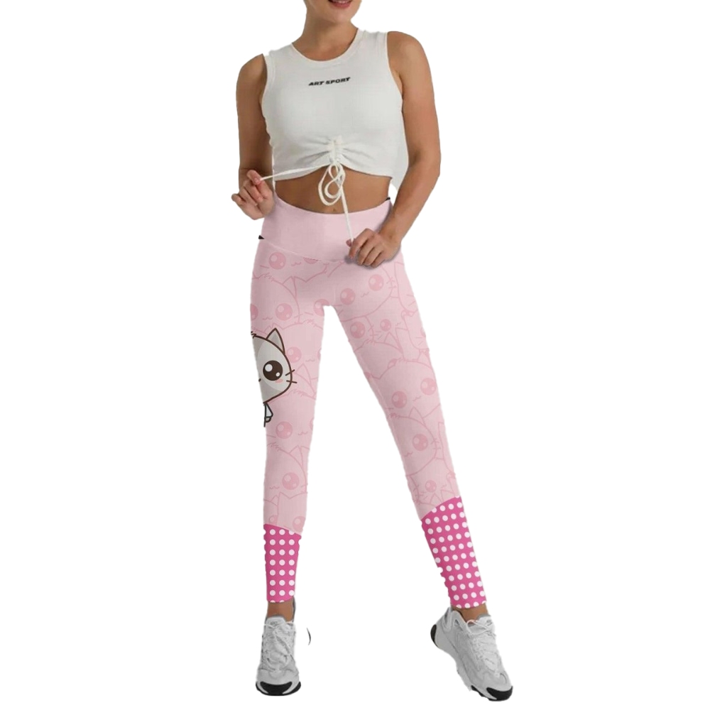 Kimeora Pink Women Compression Legging