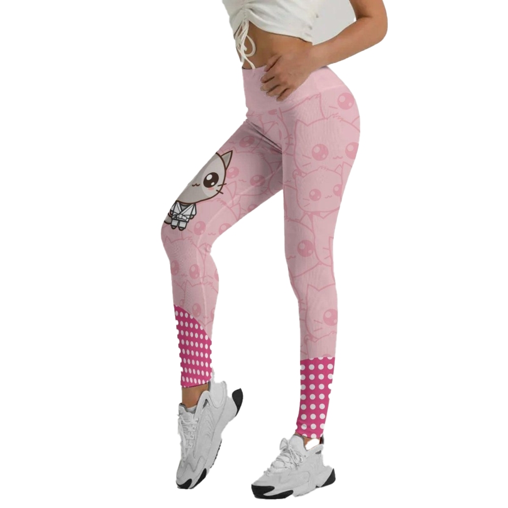 Kimeora Pink Women Compression Legging