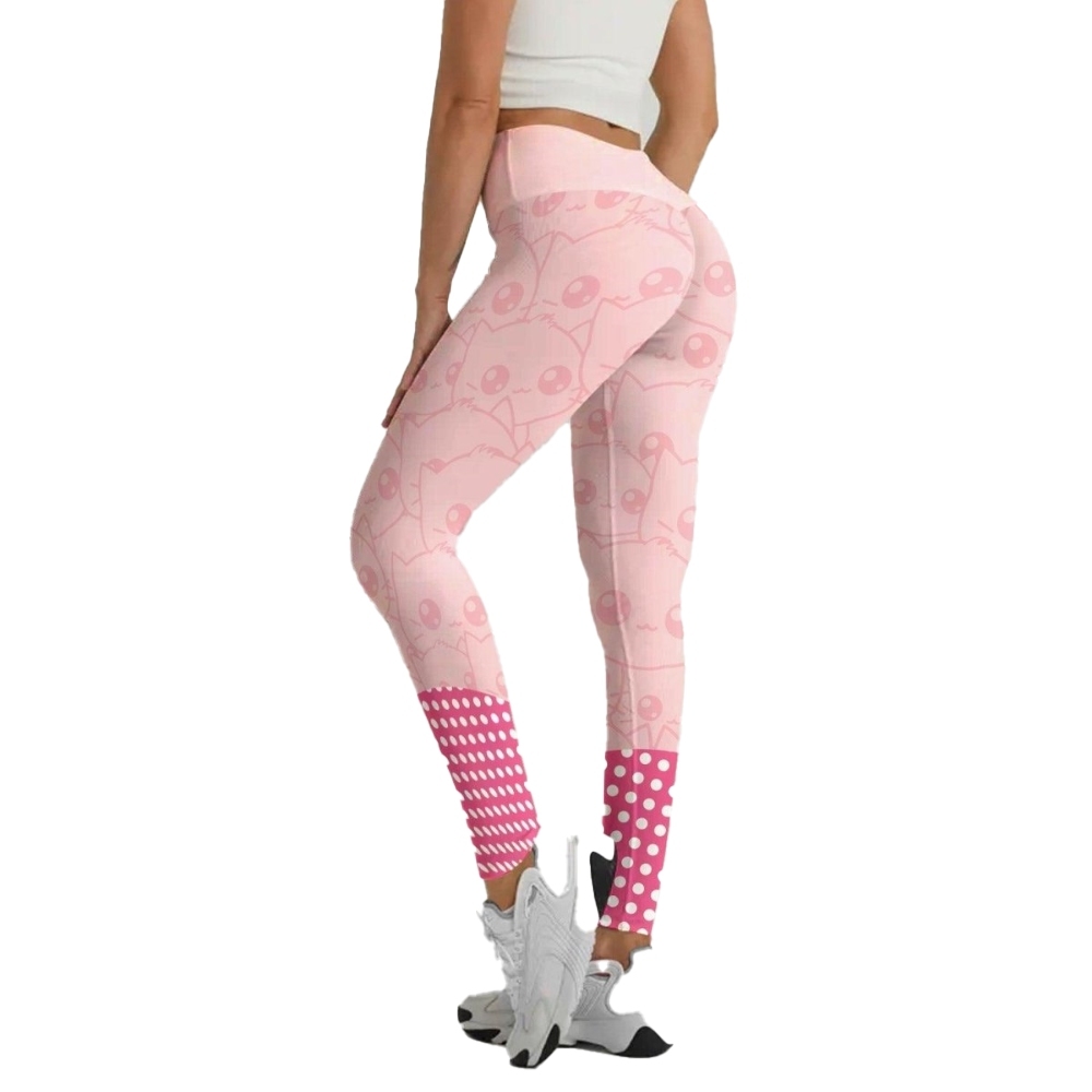 Kimeora Pink Women Compression Legging