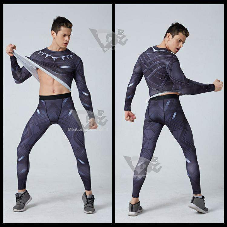 King Tchalla Man Compression Leggings