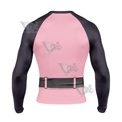 Kingdom Hearts Kairi Pink Cosplay Long Sleeve Compression Shirt
