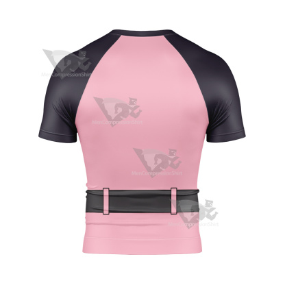 Kingdom Hearts Kairi Pink Cosplay Short Sleeve Compression Shirt