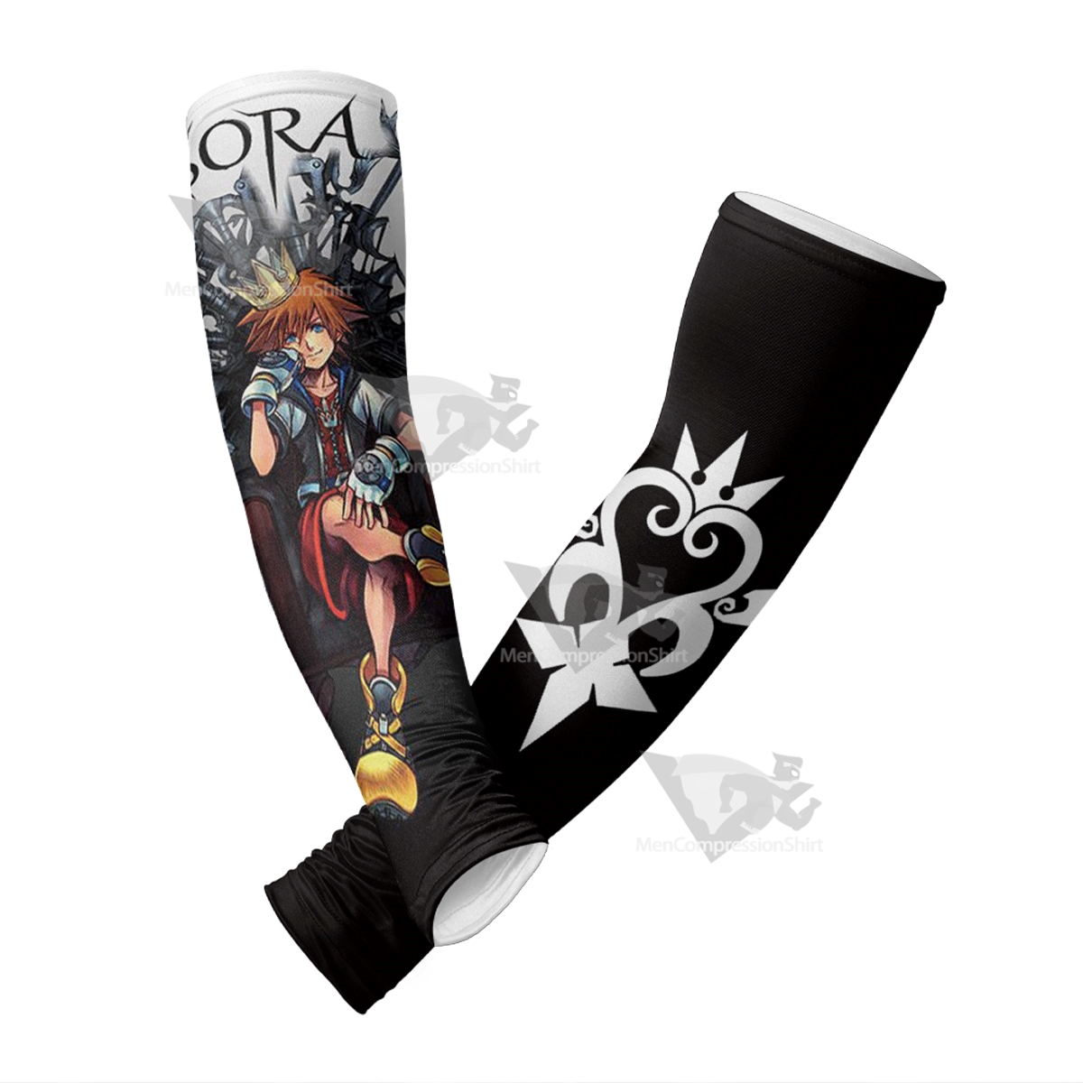 Kingdom Hearts Sora Black Compression Arm Sleeve