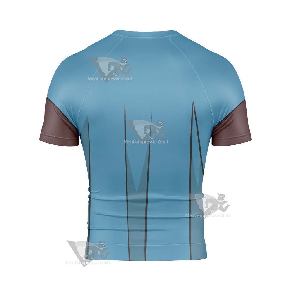 Kipo Wolf Brown Cosplay Short Sleeve Compression Shirt