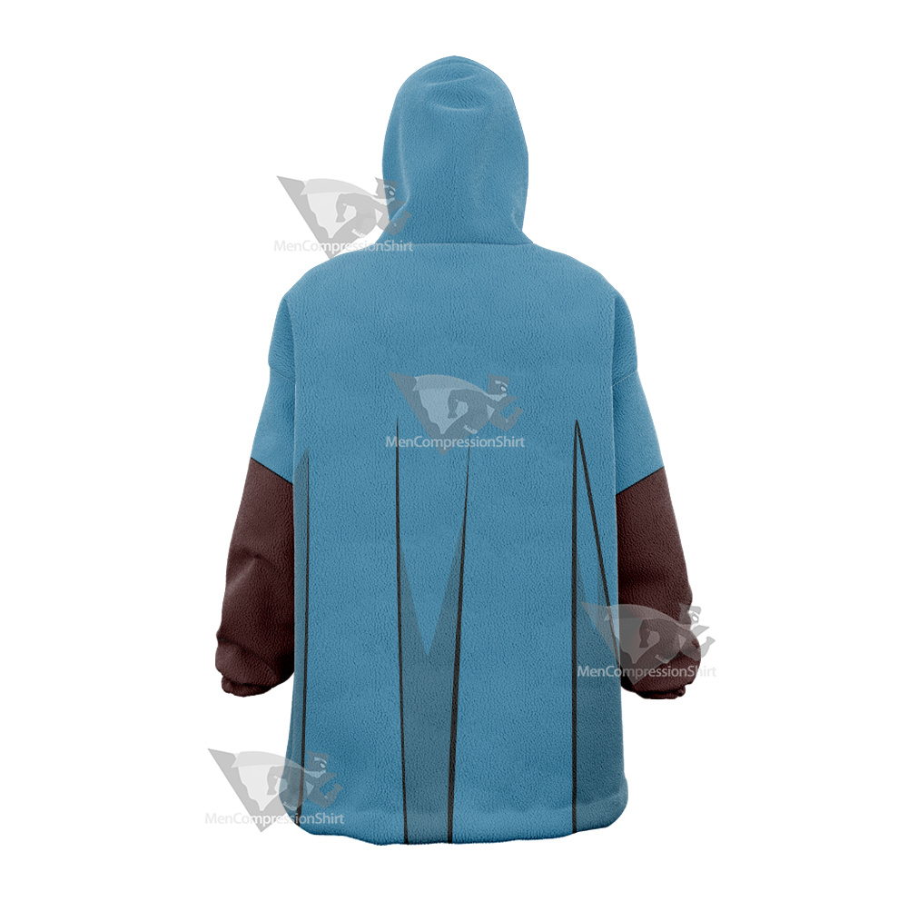 Kipo Wolf Brown Cosplay Snug Oversized Blanket Hoodie
