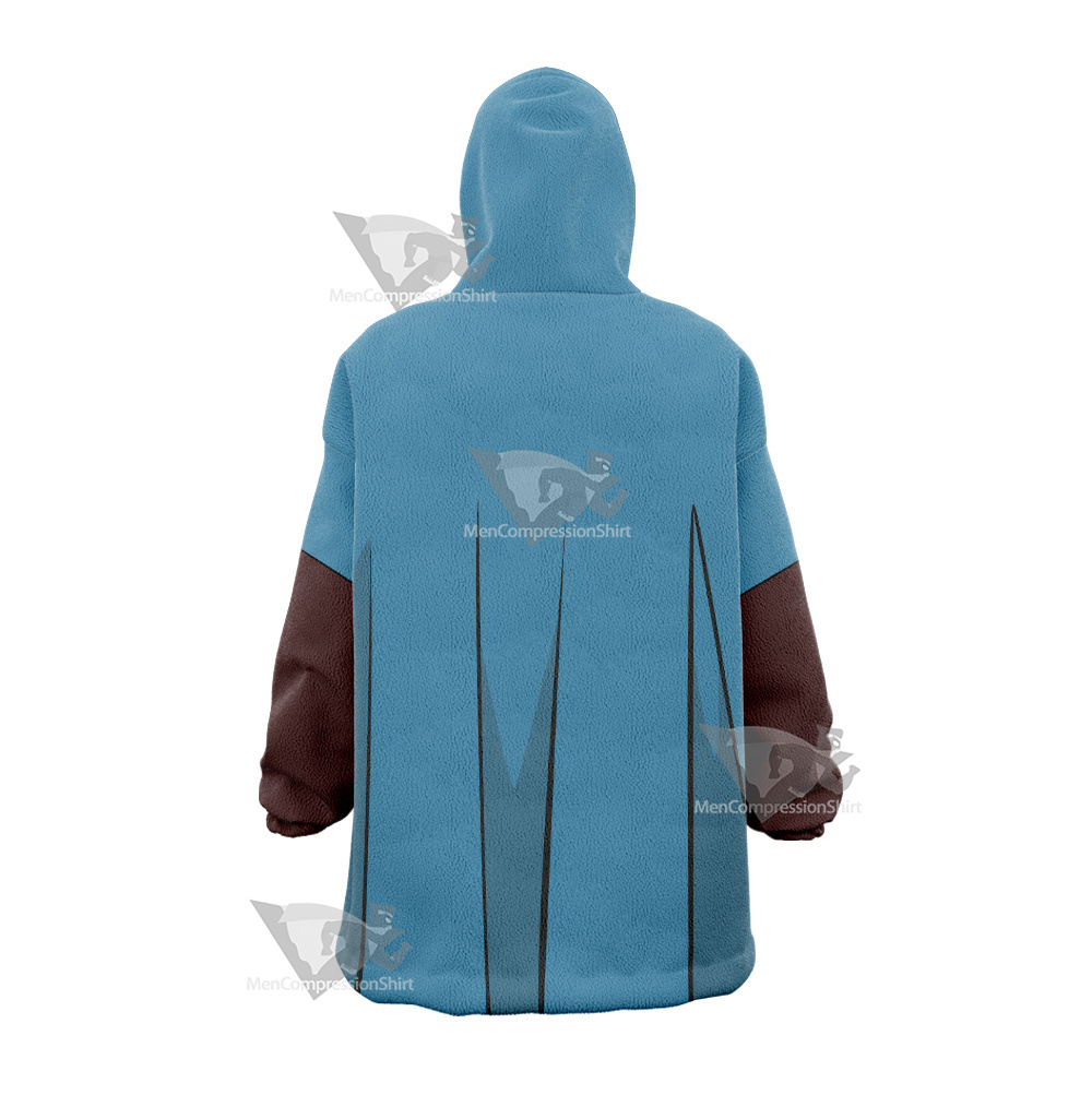 Kipo Wolf Brown Cosplay Snug Oversized Blanket Hoodie