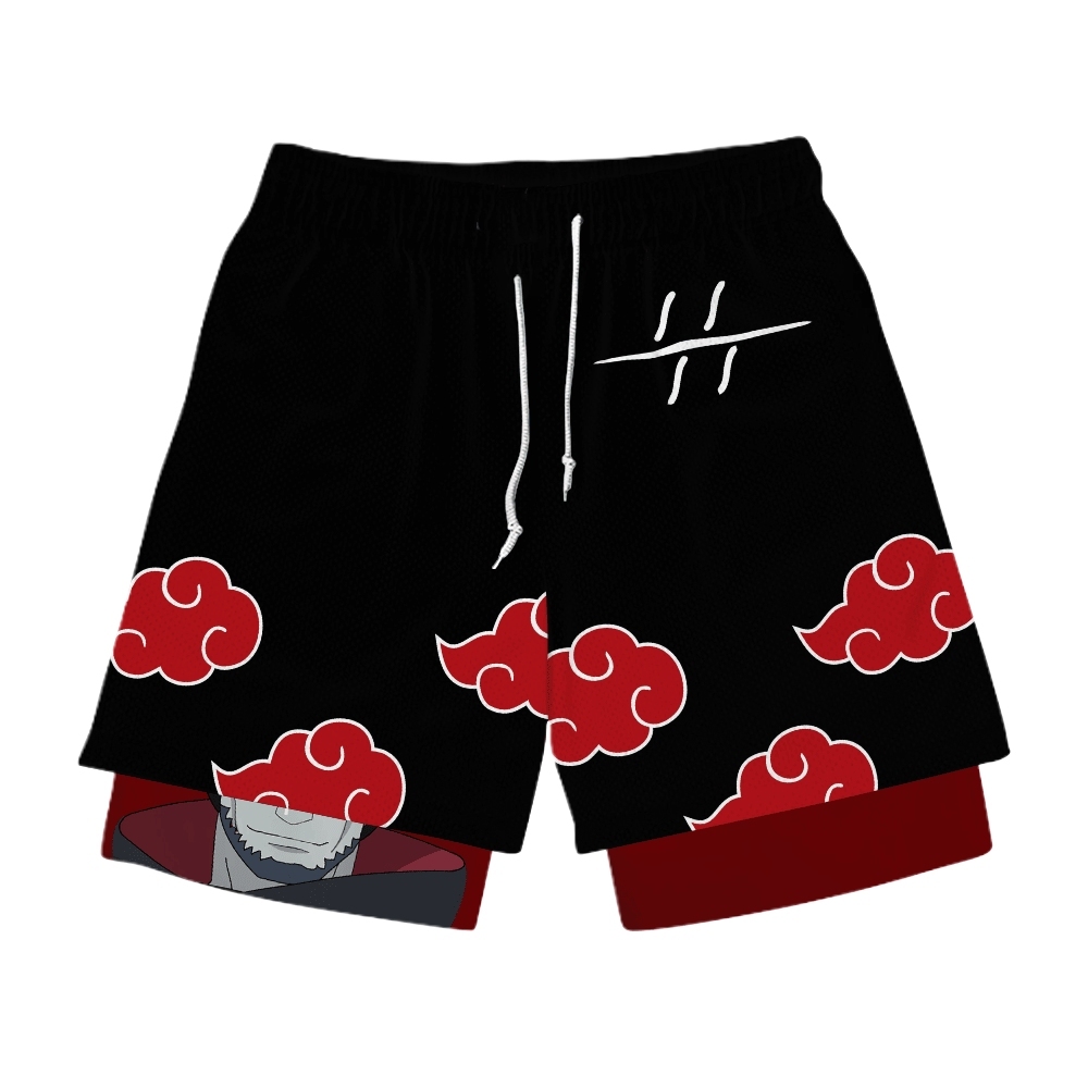 Kisame Hoshigaki Anime Compression Gym Shorts