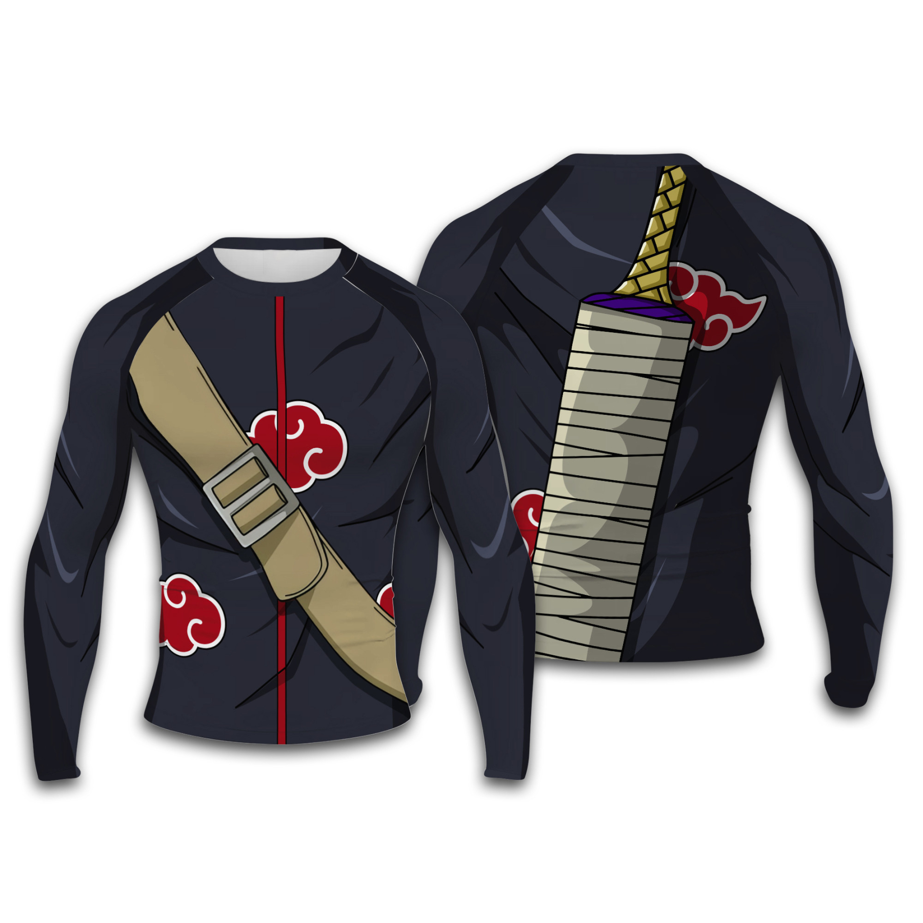 Kisame Hoshigaki Men Long Sleeve Compression Shirt