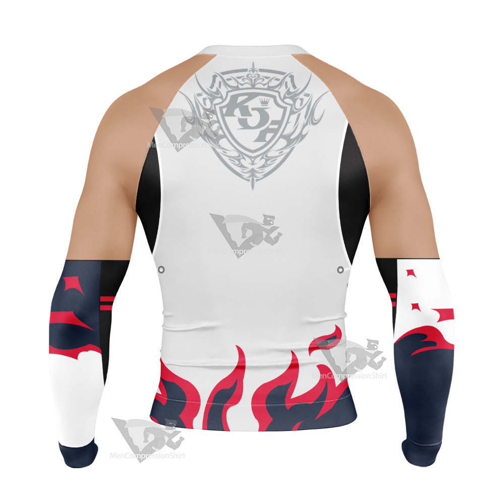 Kof The King Of Fighters Andy Bogard Long Sleeve Compression Shirt