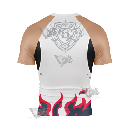 Kof The King Of Fighters Andy Bogard Short Sleeve Compression Shirt