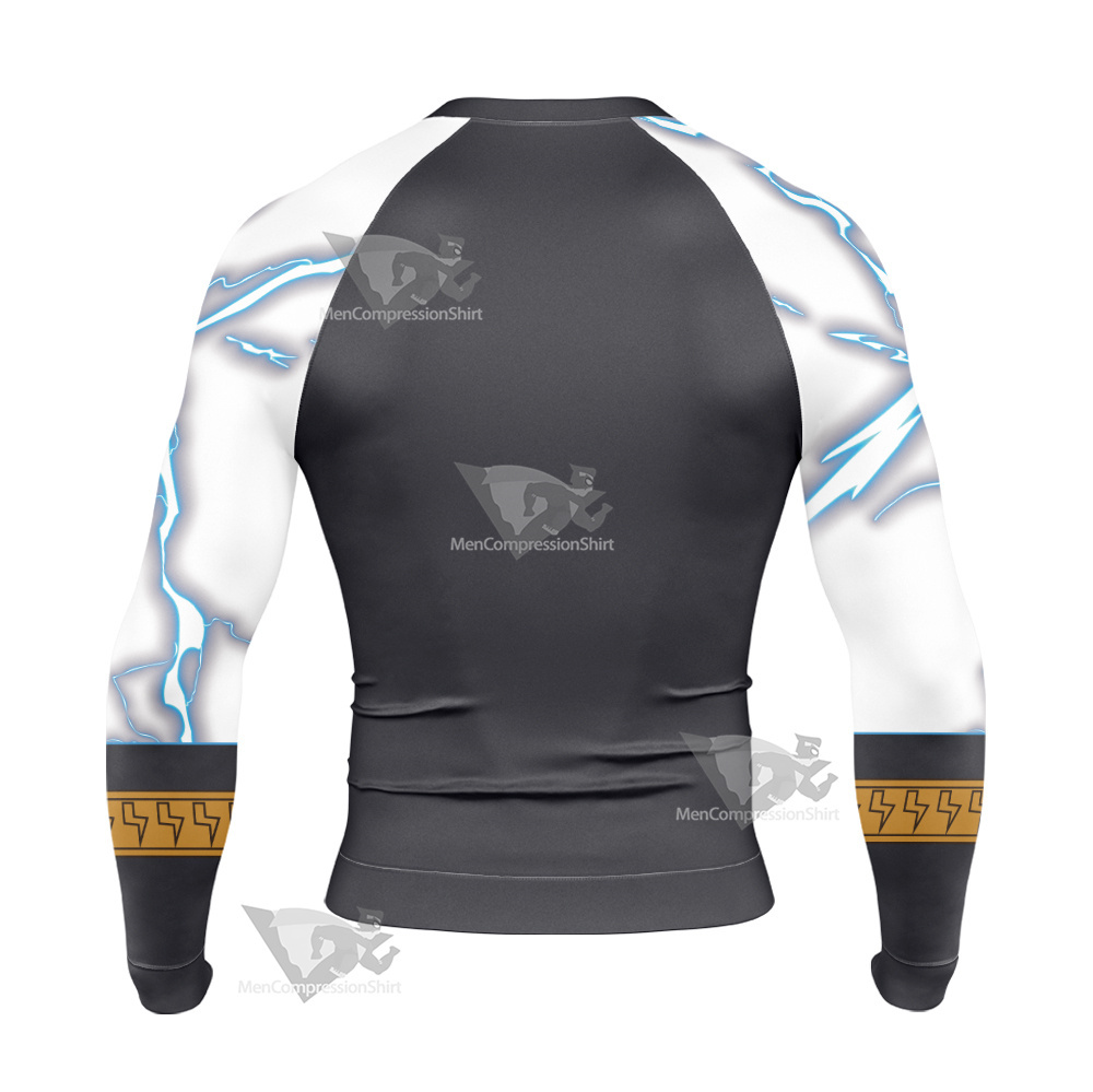 Kof The King Of Fighters Benimaru Nikaido Long Sleeve Compression Shirt