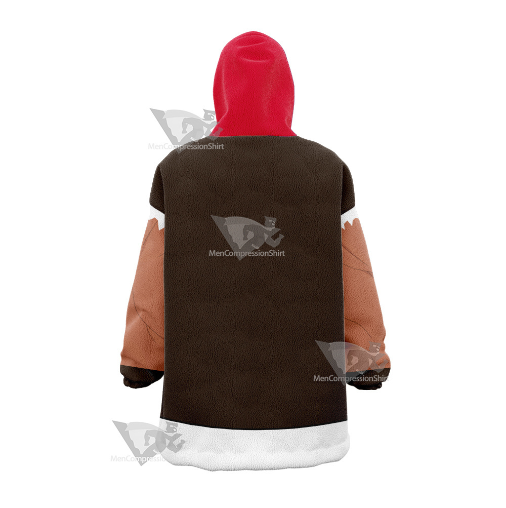 Kof The King Of Fighters Ralf Jones Snug Oversized Blanket Hoodie