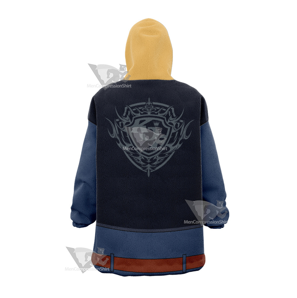 Kof The King Of Fighters Ryuji Yamazaki Snug Oversized Blanket Hoodie