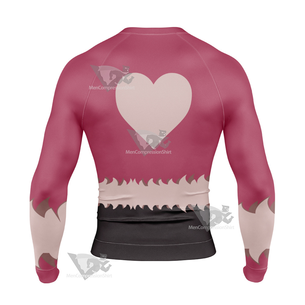 Kof The King Of Fighters Shermie Long Sleeve Compression Shirt