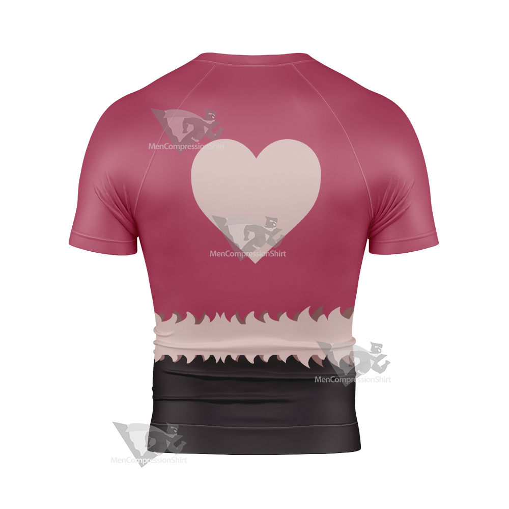 Kof The King Of Fighters Shermie Short Sleeve Compression Shirt