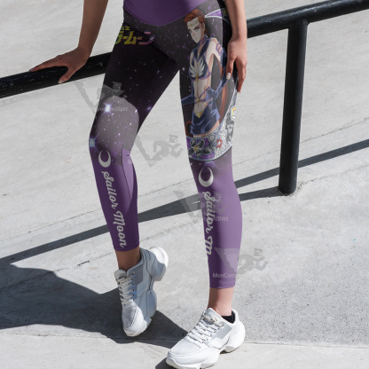 Kou Taiki Sailor Moon Sailor Star Maker Purple Women Leggings
