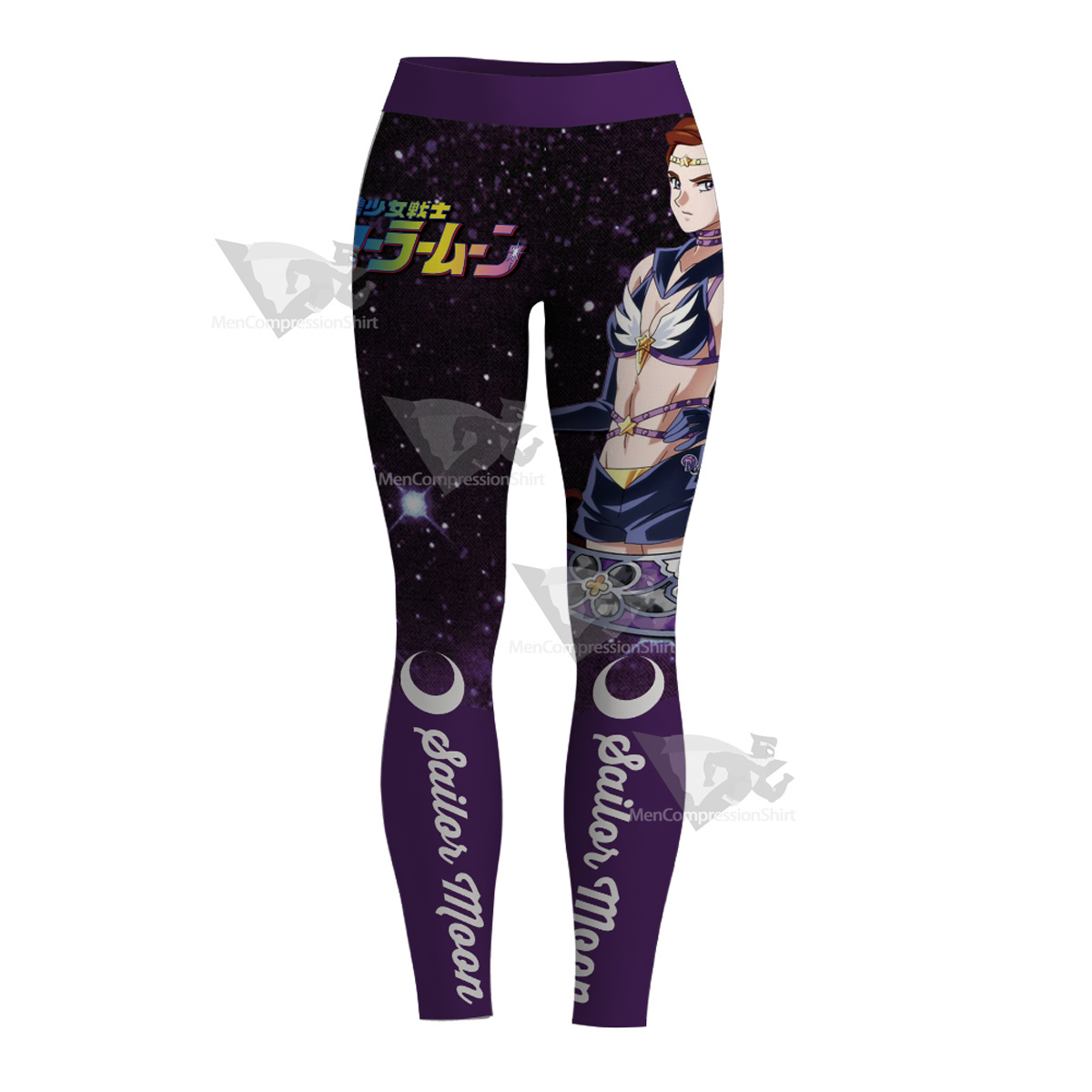 Kou Taiki Sailor Moon Sailor Star Maker Purple Women Leggings