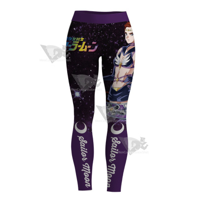 Kou Taiki Sailor Moon Sailor Star Maker Purple Women Leggings