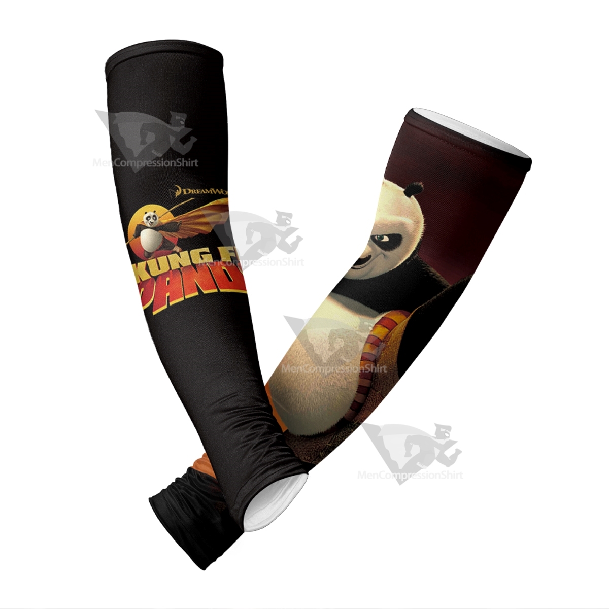 Kung Fu Panda Black Compression Arm Sleeve