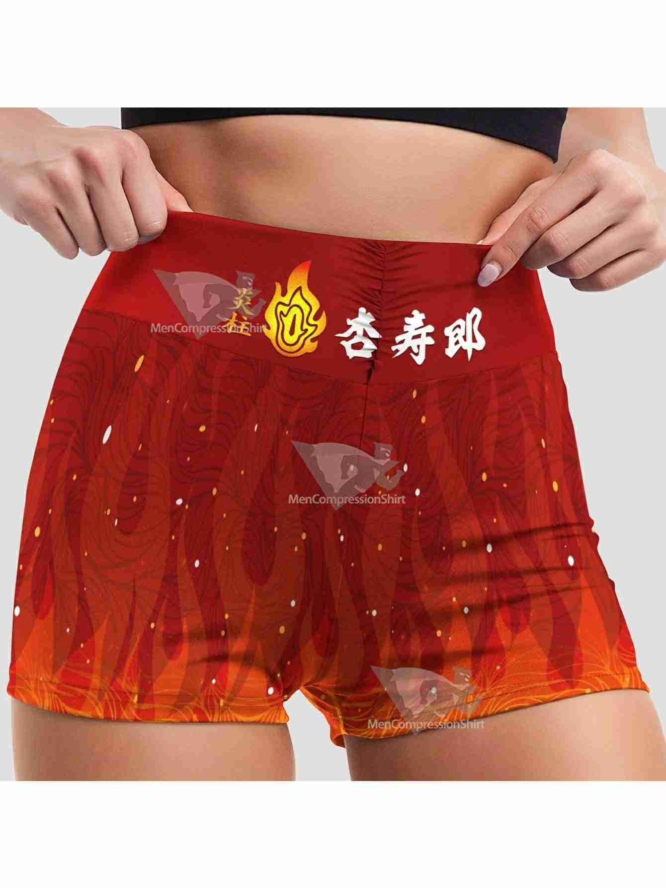 Kyojuro Fire Women Compression Active Wear Set