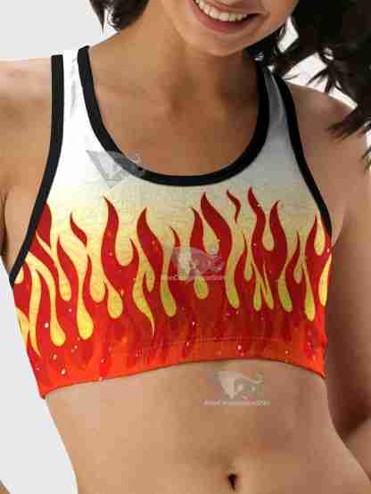 Kyojuro Fire Women Compression Active Wear Set