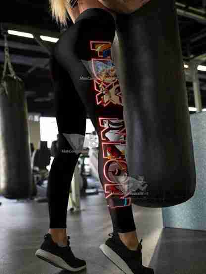 Kyojuro Neon Women Compression Leggings