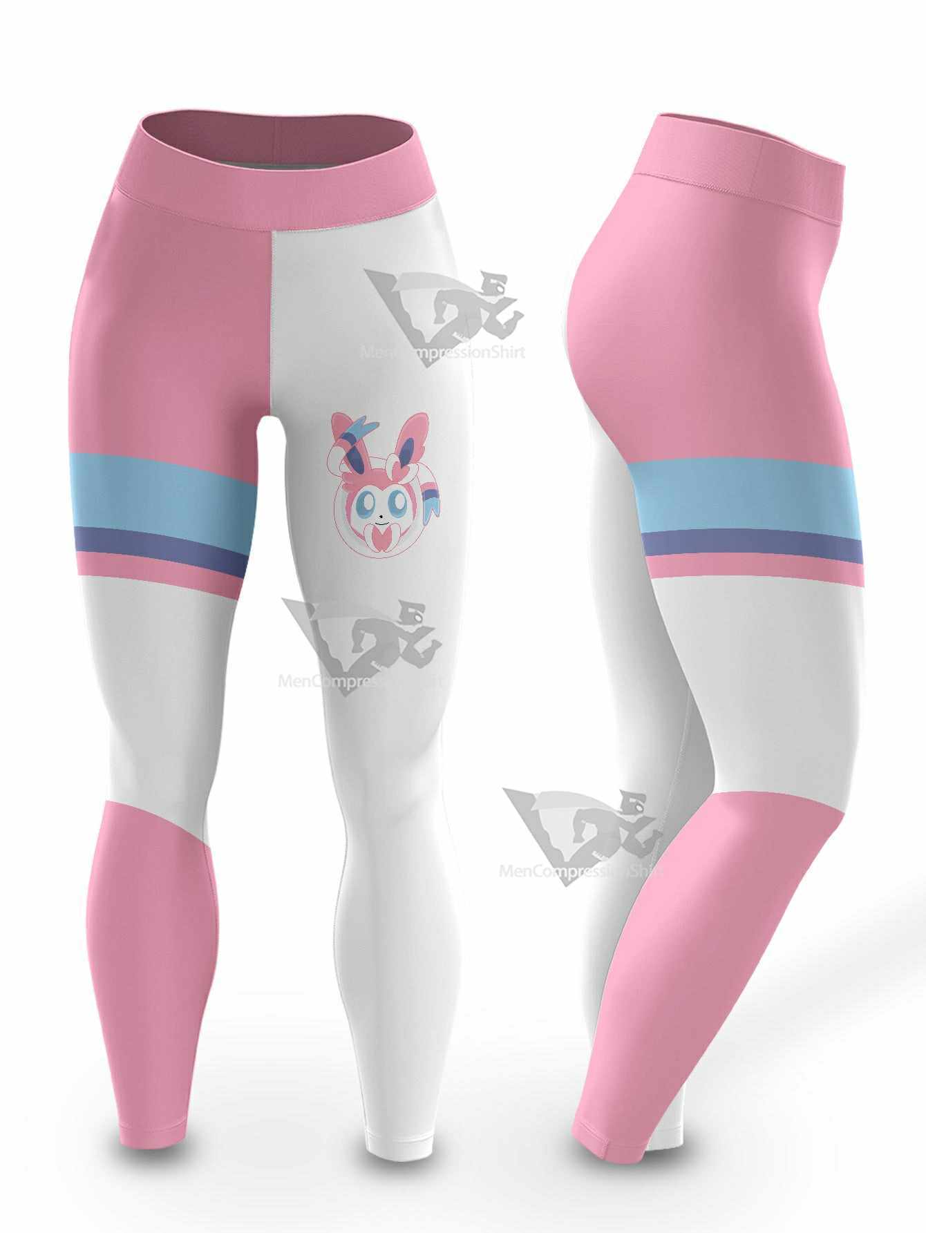 Lady Ribbon Fashion Women Compression Leggings