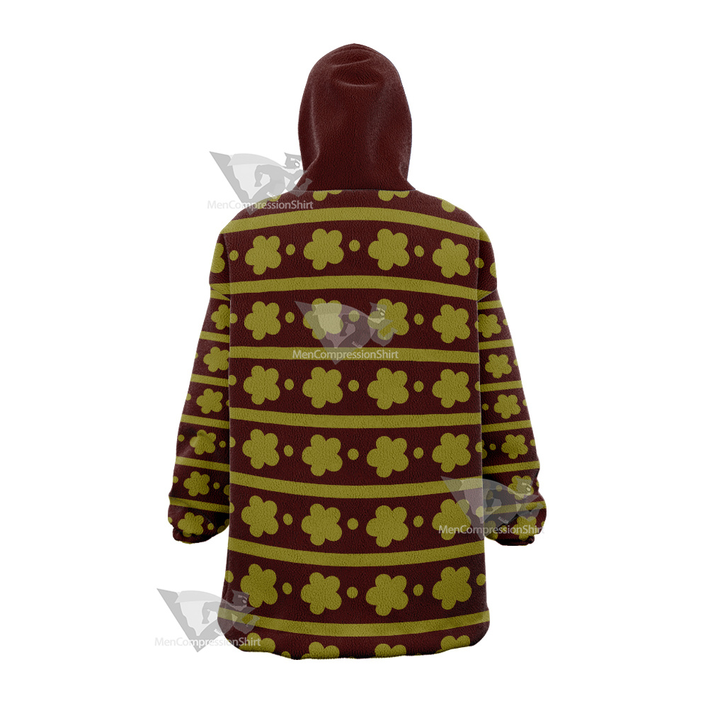 Law Wano One Piece Snug Oversized Blanket Hoodie