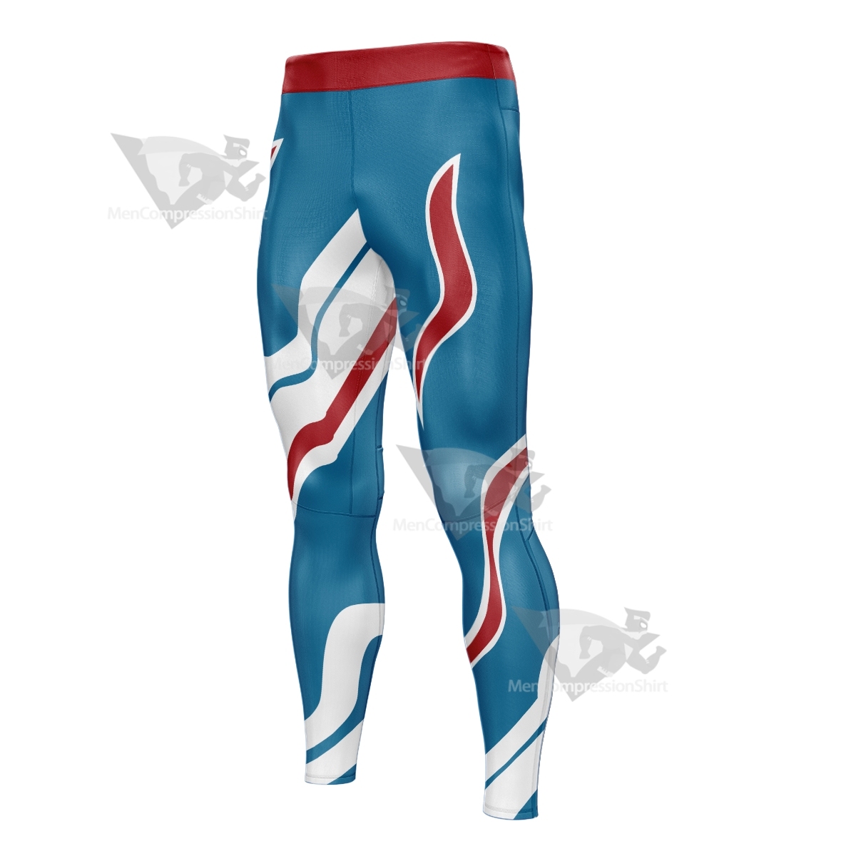 League Of Legends Yone Blue Men Compression Legging-MensCompressionShirt