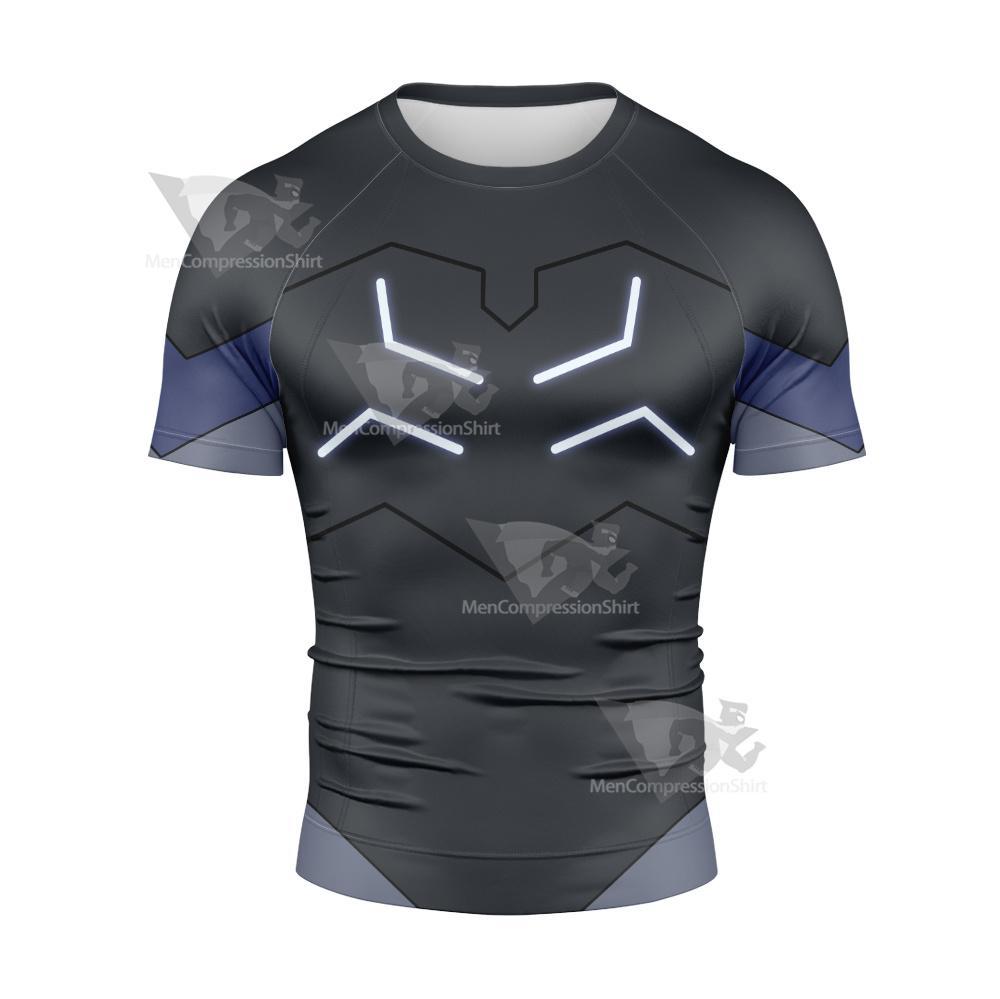 Legendary Defender Keith Black Short Sleeve Compression Shirt