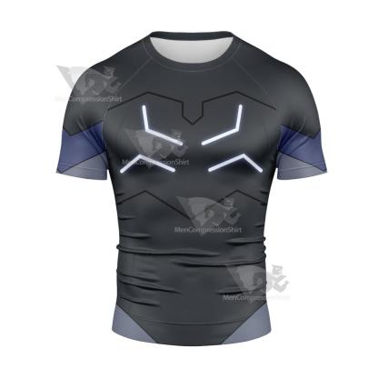 Legendary Defender Keith Black Short Sleeve Compression Shirt