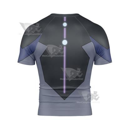 Legendary Defender Keith Black Short Sleeve Compression Shirt