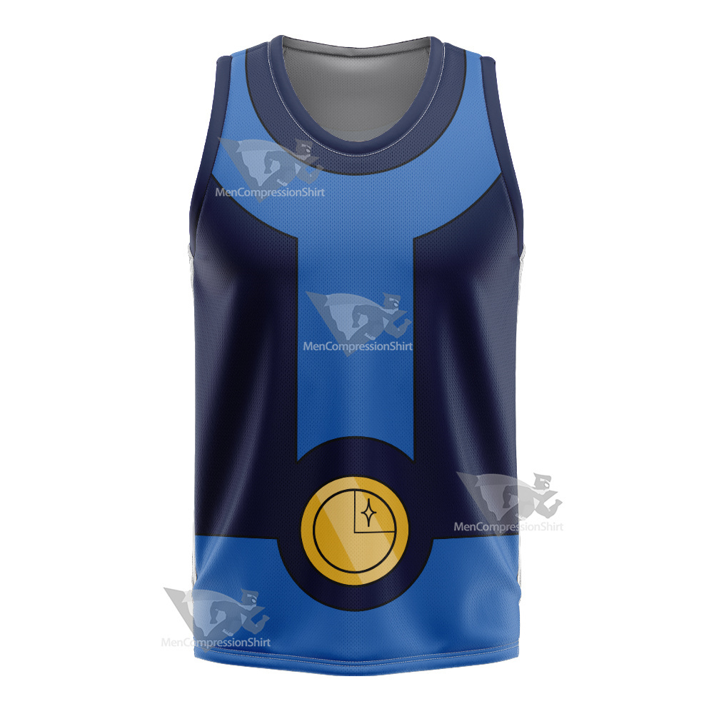 Legion Of Super Heroes Bouncing Boy Blue Cosplay Basketball Jersey