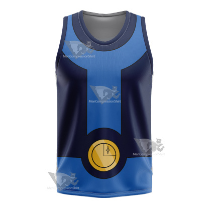 Legion Of Super Heroes Bouncing Boy Blue Cosplay Basketball Jersey