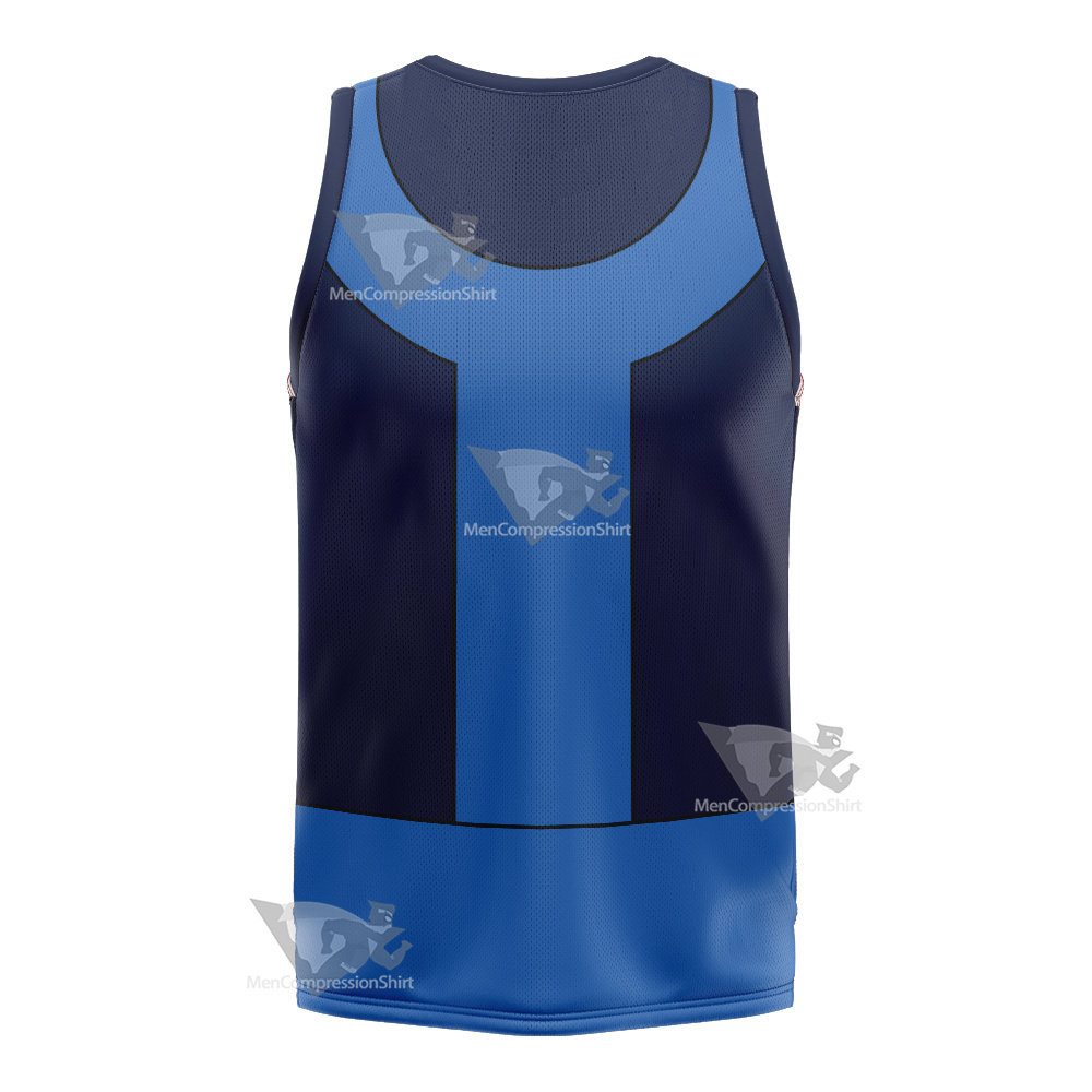 Legion Of Super Heroes Bouncing Boy Blue Cosplay Basketball Jersey