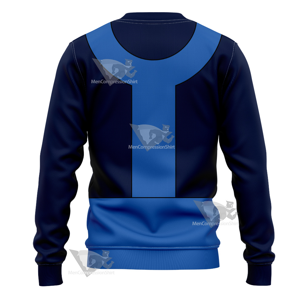 Legion Of Super Heroes Bouncing Boy Blue Cosplay Sweatshirt